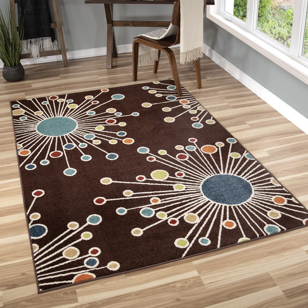 Orian Rugs Veranda Retro Fit Indoor/Outdoor Area Rug