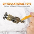 thumbnail image 3 of Shisuyan 3 Sets Kids Tools Set Plastic Hammer Chisel Brush Scraper Tool Toys Excavation Tool Kit Kids Dig Kit Toys, 3 of 8