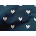 thumbnail image 5 of oneOone Cotton Poplin Teal Blue Fabric Hearts Fabric For Sewing Printed Craft Fabric By The Yard 56 Inch Wide, 5 of 6