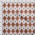 thumbnail image 4 of oneOone Rayon Maroon Fabric Asian Ikat Craft Projects Decor Fabric Printed By The Yard 56 Inch Wide, 4 of 4