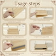 thumbnail image 3 of Bamboo Wood Book Binding Press Flower Press Book Press Machine Multifunctional Bookbinding Press for Bookbinding and Flower Pressing,11.6x7.7in, 3 of 11