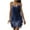 Dark Blue, variant on Hfyihgf Womens Spaghetti Strap Club Dress Sleeveless V Neck Sequins Tassel Feather Dance Costume Cocktail Party Mini Dresses(Green,L)