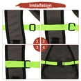 thumbnail image 5 of Uxcell Backpack Chest Strap [2PCS] - Adjustable Sternum Straps with Whistle Buckle - [Fluorescent Green] Chest Belt Hollow Quick Release Buckle, 5 of 7