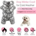 thumbnail image 2 of UOSIA Dog Coat, Waterproof Dog Jacket, Fullbody Dogs Winter Coat, Puppy Puffer Jacket, 2 of 6