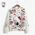 thumbnail image 4 of Sudaderas de mujer 2024, suéteres coreanos dulces de cuello redondo, sudaderas gruesas de otoño HELLO KITTY, sudaderas holgadas de color caramelo, ropa de mujer y2k, 4 of 5