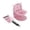 Pink, variant on Serenable Cat Litter Scoop Elevated Cat Bowl Pet Supplies Household Ergonomic Removable Pet Feeder Poop Sifting for Outdoor Indoor Home Pink