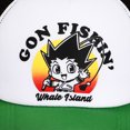thumbnail image 5 of Hunter x Hunter Gon Fishin' Whale Island Chibi Snapback Trucker Hat, 5 of 5