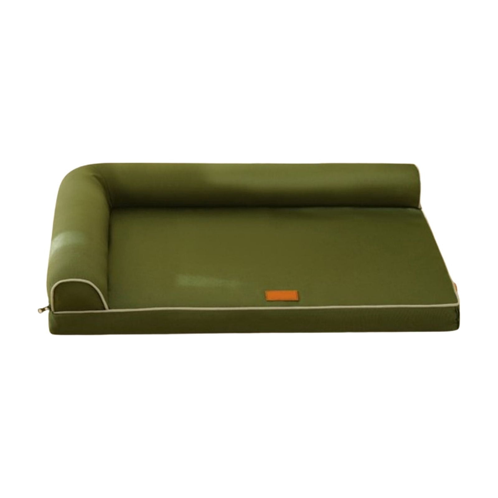AURIGATE 4 Season Waterproof Dog Sofa, Removable Washable Pet Bed with Non-Slide Bottom, 24.02x17.72x3.94in Green