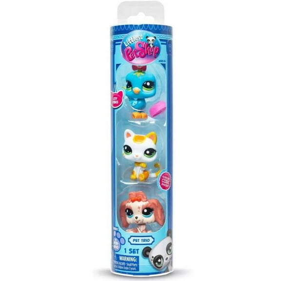 Basic Fun! Collectible Pets Dolls, Mini, (3 Piece)