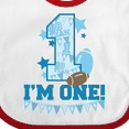 thumbnail image 4 of Inktastic I'm One (football) Boys or Girls Baby Bib, 4 of 4