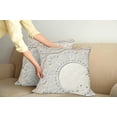thumbnail image 3 of Ambesonne Vintage Throw Pillow Cover 2 Pack, Medallion Lace Ornate Pearl, 16", White Eggshell Coconut, 3 of 6