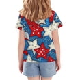 thumbnail image 4 of Fengactive Kids Girls Boys 4th of July Independence Day Short Sleeve T Shirt Size 3T-14T Cute Print Casual Top, 4 of 6