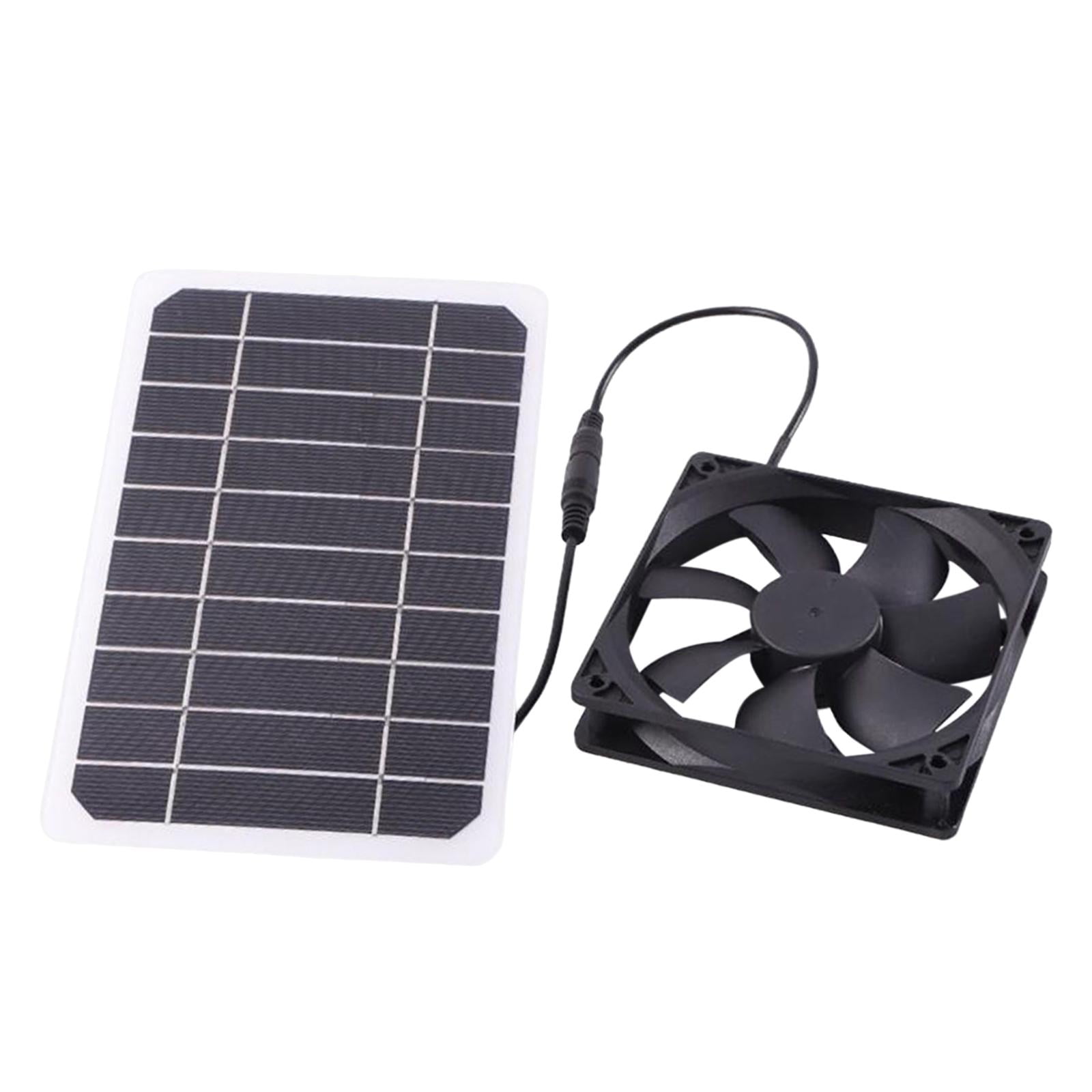 Portable Powered Panel Fan Cooling Solar Powered fan and air Extractor for Chicken Greenhouse RV home - Walmart.com