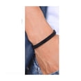 thumbnail image 2 of Esclava Negro 21 cm Para Hombre Dos Filas Acero Hebilla Magnética, 2 of 3