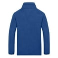 thumbnail image 6 of Miluxas Men's Fleece Jackets Full Zip Lightweight Jacket Casual Soft Warm Coats with Pockets, 6 of 8