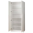 thumbnail image 6 of Klair Living Mia Tall Shoe Cabinet with Six Shelves in White, 6 of 6