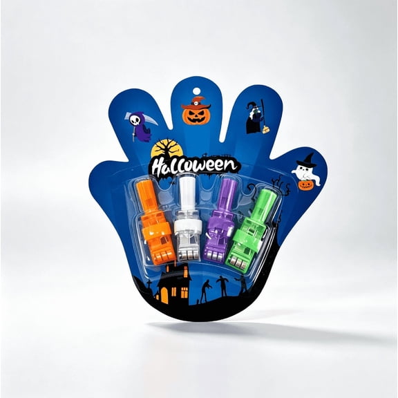 Halloween Projection Finger Lights, Glowing Light Up Party Favors For Halloween Trick Or Treat Goodie Bag Fillers