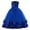Blue, variant on Girl Sweatshirt Dress Corduroy Overall Dress Long Girls' Sequined Bow Evening Gown Long Sleeve Party Dress For Birthday Pageant & Stage Performance