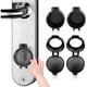 thumbnail image 1 of 4 Pack Deadbolt Child Safety Lock,Child Proof Deadbolt Cover, Door Safety Deadbolt Lock for Kids,Child Proof Door Lock for Fits Most Deadbolt, 1 of 5