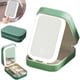 thumbnail image 1 of Portable LED Makeup Mirror Adjustable Brightness Travel Makeup Bag with Storage, Rechargeable Vanity Mirror with 3 Lighting Modes, 1 of 2
