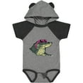 thumbnail image 3 of Inktastic Sunny Gator in Pink Sunglasses Boys or Girls Baby Bodysuit, 3 of 5