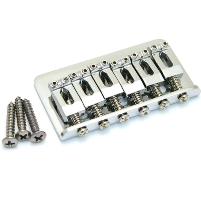 Bridge Assembly Fender Hardtail Strat para modelos de importación cromados