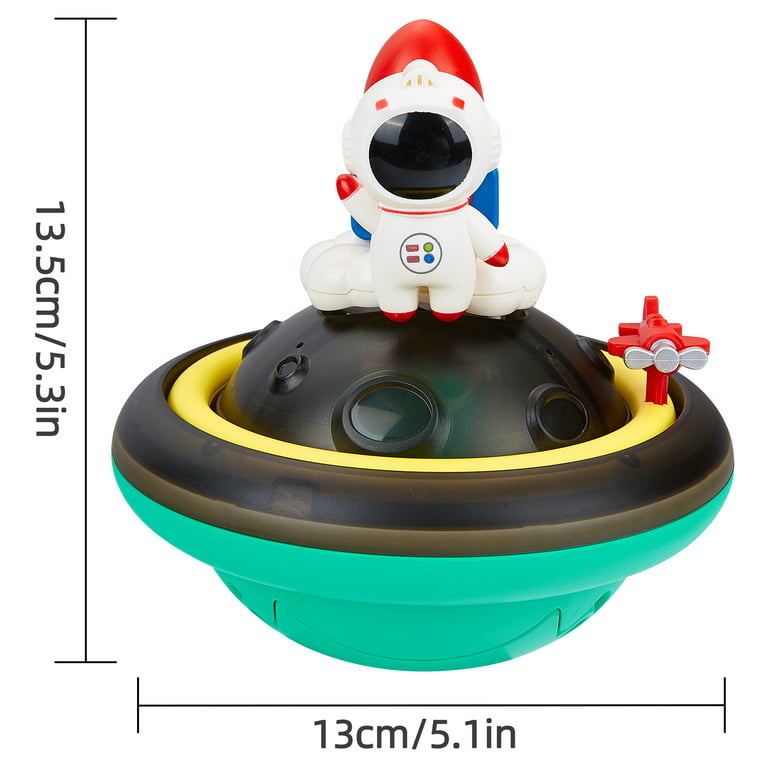 Baby Bath Toys, UFO Rocket Bathtub Toy with Light Music, Interactive Pool  Water Spraying Toy and Outdoor Ring Toss Game for Baby, Toddlers, Infants