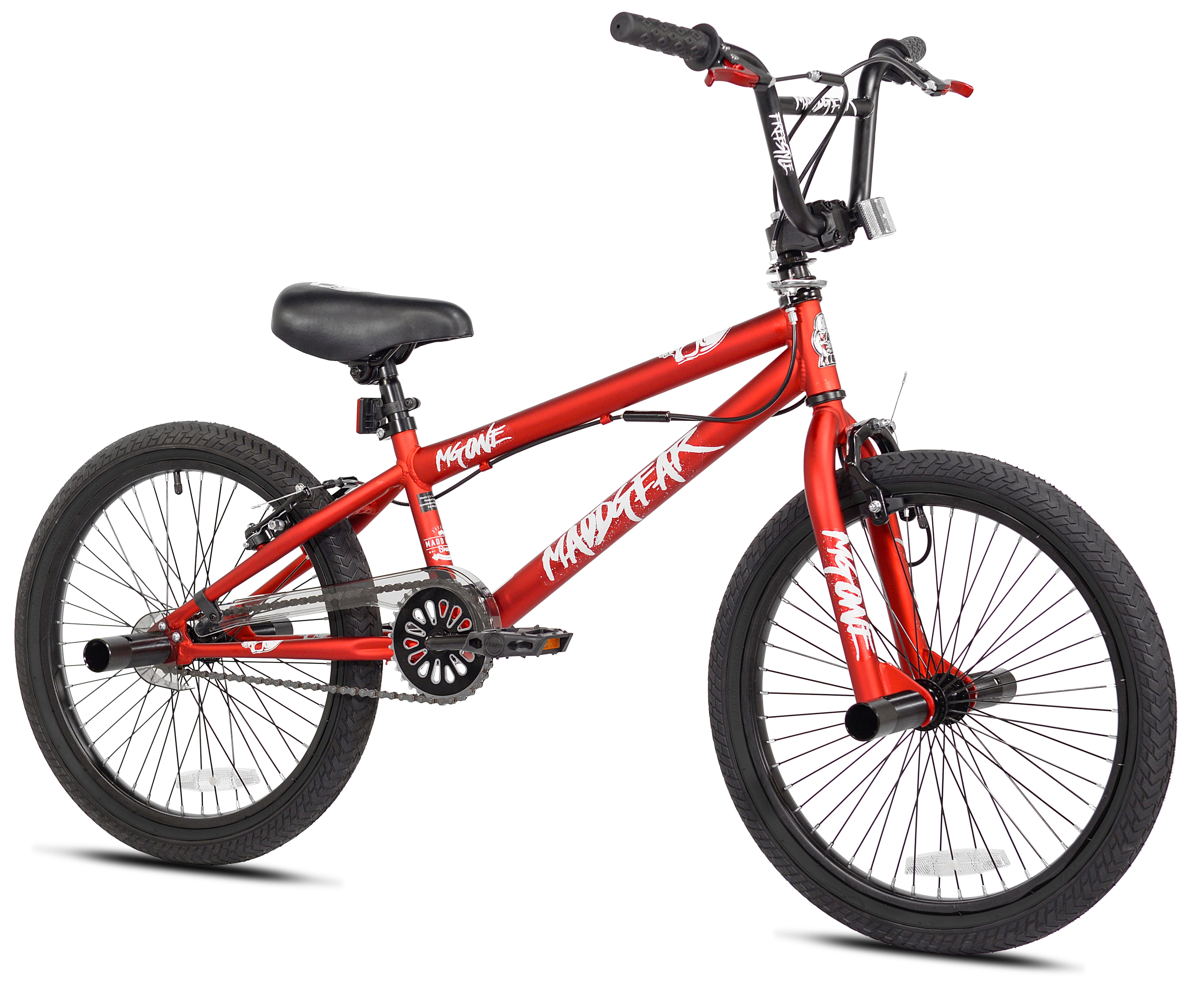 Reizende handelaar hersenen schuld Madd Gear 20" Freestyle BMX Boy's Bike, Red - Walmart.com