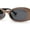 Beige Brown / Black, variant on SA106 Womens Minimal Mod Oval Plastic Sunglasses Red Black