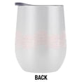thumbnail image 2 of Bride 12 OZ Stemless Wine Tumbler, Stainless Steel Travel Cup|Lake Tumbler|Insulated with Leak Resistant Slide-Lock Lid, White, 2 of 7