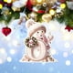 thumbnail image 2 of Snowman Letter Christmas Tree Holiday Decoration Pendant, Festive Ornament for Xmas Decor, Home Holiday Party Gift, Merry Snowman Hanging Decor, 2 of 5