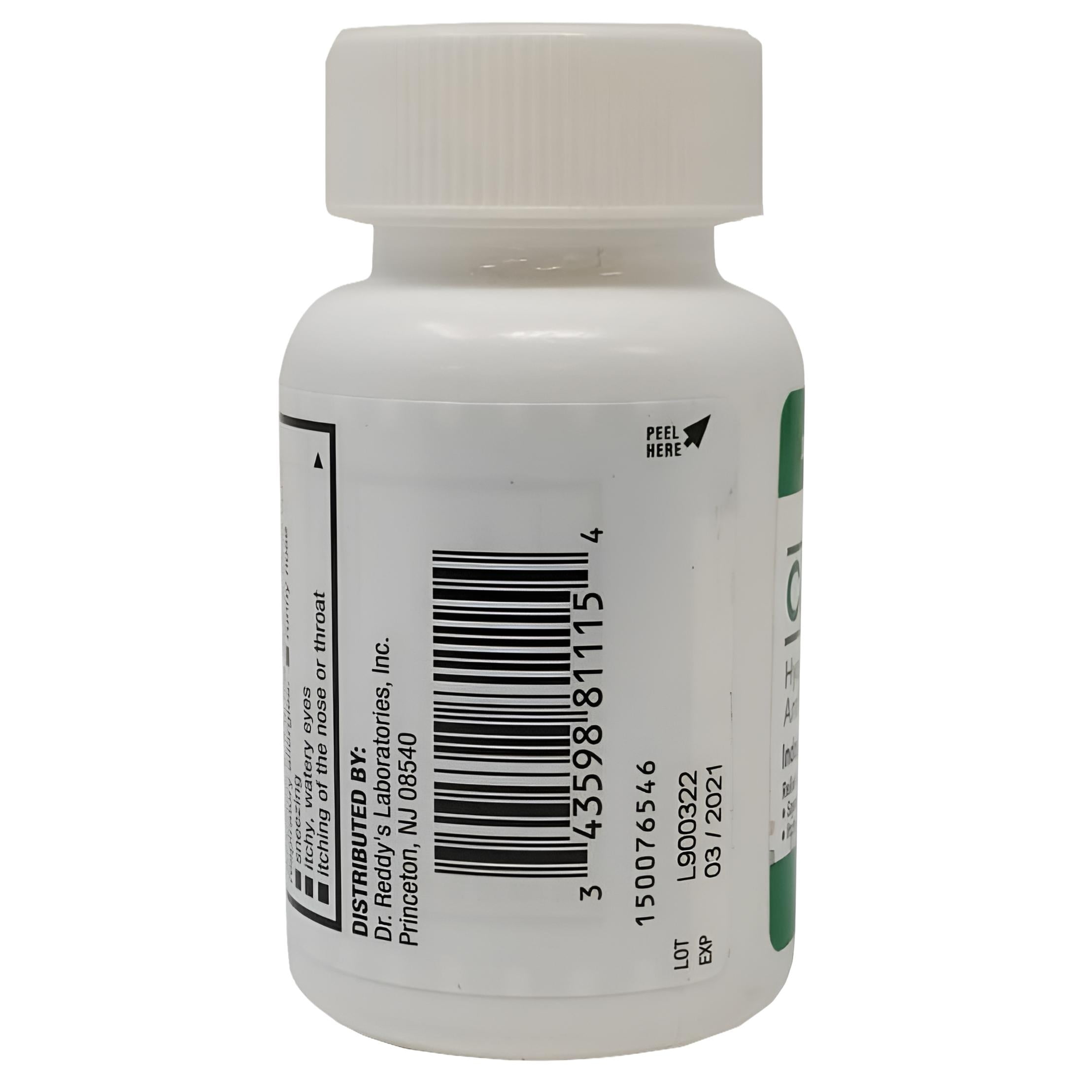 Allergy Relief Cetirizine HCL 10mg 500 count Tablets