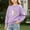 Purple, variant on Toddler Girls Cotton Graphic Sweatshirt Long Sleeve Casual Cute Crewneck Fall Winter Kids Pullover Tops Hot Pink 2-7 T