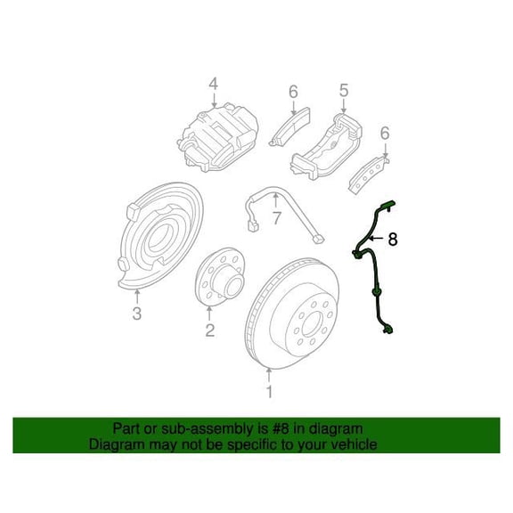 GM 20938122 Sensor Asm-Rr Whl Spd