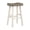 Coffee+White, variant on Rectangular Counter Height Set with Table and Stools | Great for Family Dining | Black Finish on Wood Frame | Simple Assembly