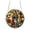 H, variant on Sun Catcher Acrylic Puzzle Window Decoration, Colorful Sunrise Hanging Art Panel with Stainless Steel Chain for Home and Office Gift for Women and Men