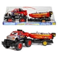 thumbnail image 5 of Speed Max King Friction-Powered Toy Truck with Speed Boat & Trailer – Play Vehicle Set, 5 of 8