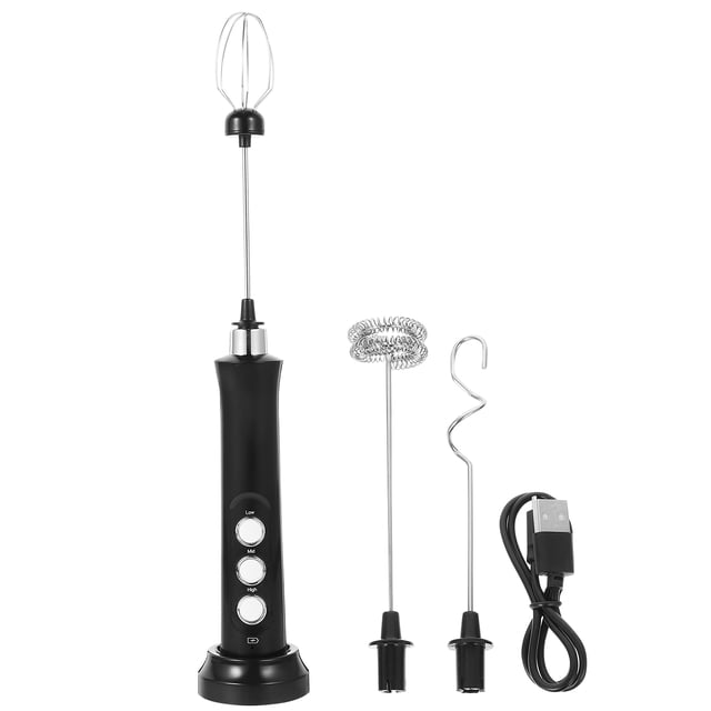MIANGASTORE Electric Whisk Portable Milk Frother Handheld Milk Foamer Mini Drinks