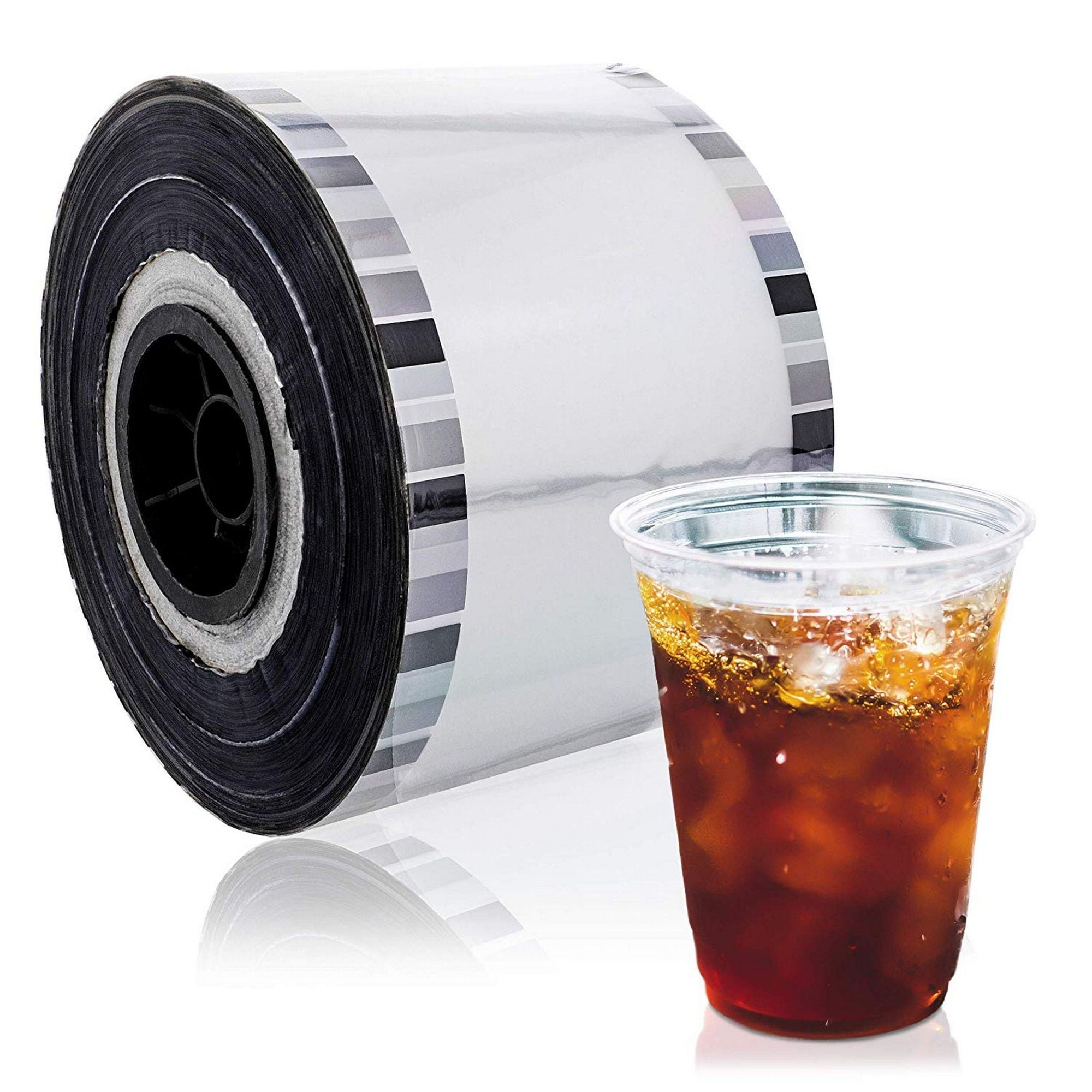 Juvale Clear Cup Sealer Film for Bubble Boba Tea, Fits 3.54.2 inch Diameter Cups, 1300 feet