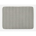 thumbnail image 1 of Modern Bath Mat, Simple Contemporary Design Monochrome Symmetric Lines Bars Motif, Plush Bathroom Decor Mat with Non Slip Backing, 29.5" X 17.5", Eggshell and Charcoal Grey, by Ambesonne, 1 of 2