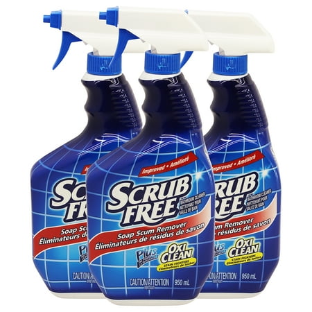 Scrub Free Oxi Clean Bathroom Cleaner Soap Scum Remover, 32 oz. (Pack Of (Best Soap Scum Remover)