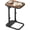 Brown, variant on Ultra Stable & Durable End Table, Ajustable Height C Shaped Side Table for Couch, Sofa with Thickened Metal Frame Living Room, Bedroom, Rustic
