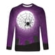 thumbnail image 5 of Blusas y camisas de manga larga con cuello redondo para hombre, estilo casual, cuello redondo, manga larga, camiseta estampada de Halloween, blusas, blusas de poliéster para hombre., 5 of 5
