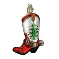 thumbnail image 2 of Christmas Cowboy Boot Glass Old World Christmas Ornament, 2 of 2