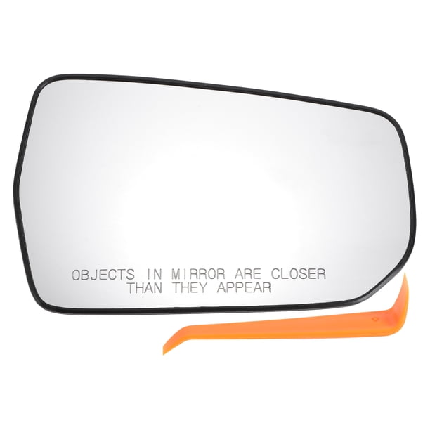 Reemplazo de Cristal del Espejo 1 Set Único para Chevrolet Malibu 2016-2021 Lado Derecho del Pasajero con Placa de Respaldo No.23372270 Vidrio Real Plástico