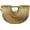 Metallic Gold, variant on Clutch Purses for Women Evening/Wedding Chic Half Round Woven Bag Formal PU Leather Purse Designer Handbags for Party Prom