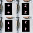 thumbnail image 4 of Pink and Black Bathroom Decor, Black and Pink Hand Towels for Bathroom Spa Bath Gym Decor Accessories Set of 4, Girly Bathroom Decor, 18x26 Inch, 4 of 5