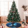 thumbnail image 7 of Yiaed Ice Blue Ocean Cute Dolphin Print Christmas Tree Skirt , Tree SkirtsTree Mat for Christmas Winter Holiday Indoor Decorations-30", 7 of 7