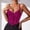 Red, variant on Women's Tanks Listing Elegant Lace Trim Fishbone Design Slim Vest for Everyday Wear and Layering White XS
