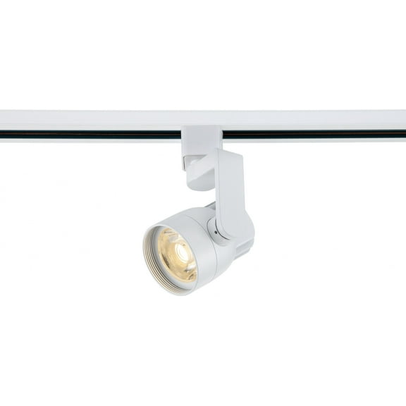 TH421-Nuvo Lighting-12W 1 LED 24 Degree Angle Arm Track Head-2.5 Inches Wide by 3.31 Inches High-White Finish